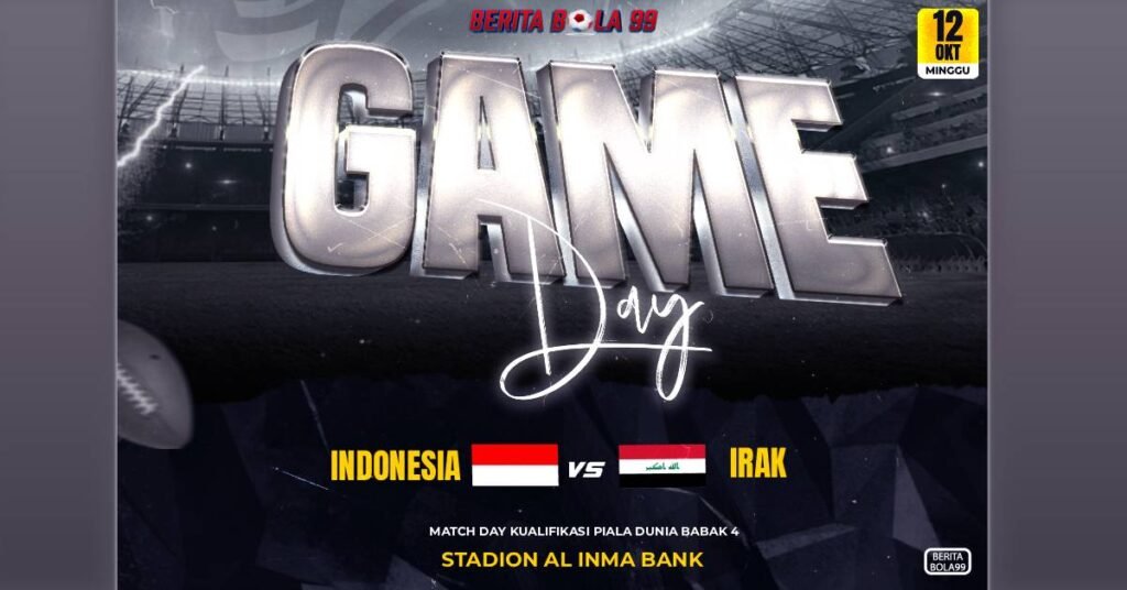 Indonesia vs Irak Babak 4 Kualifikasi