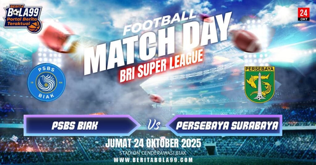 Prediksi PSBS Biak vs Persebaya