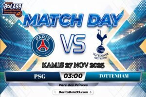 Prediksi PSG vs Tottenham