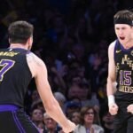 Doncic + Reaves 62 Poin, Lakers Mendepak Timberwolves dari Posisi Empat